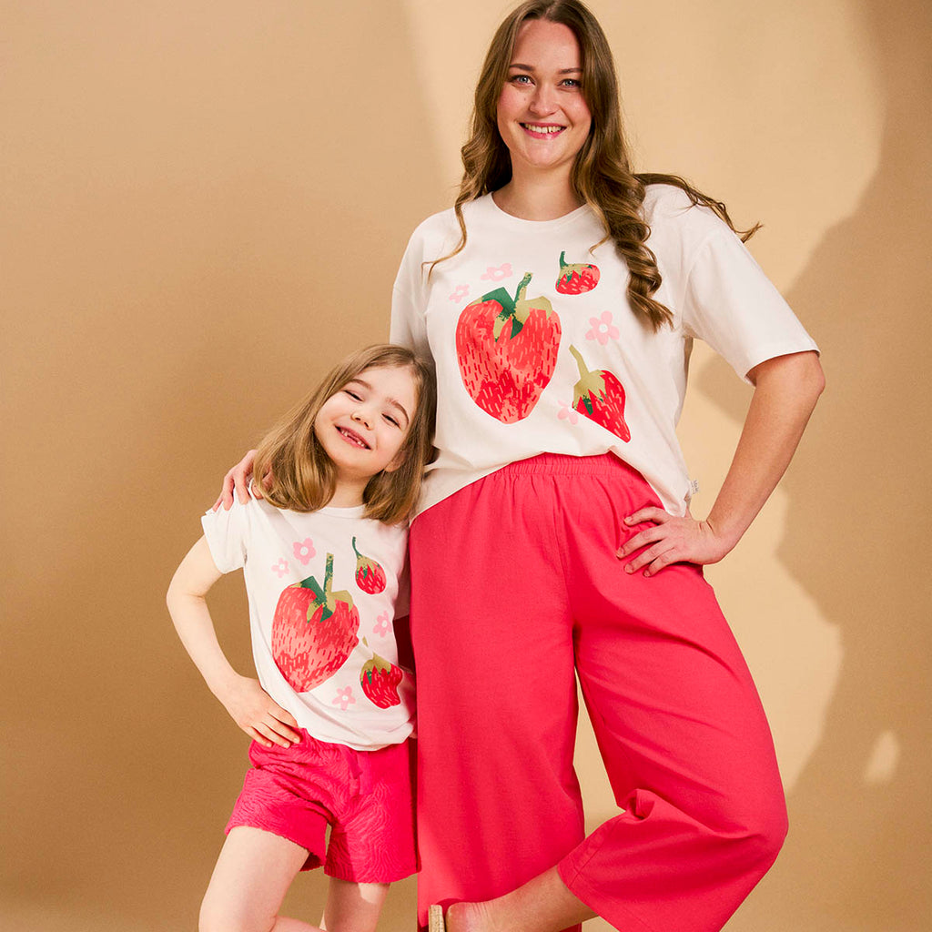 Venla-culottes-housut aikuisille, punainen