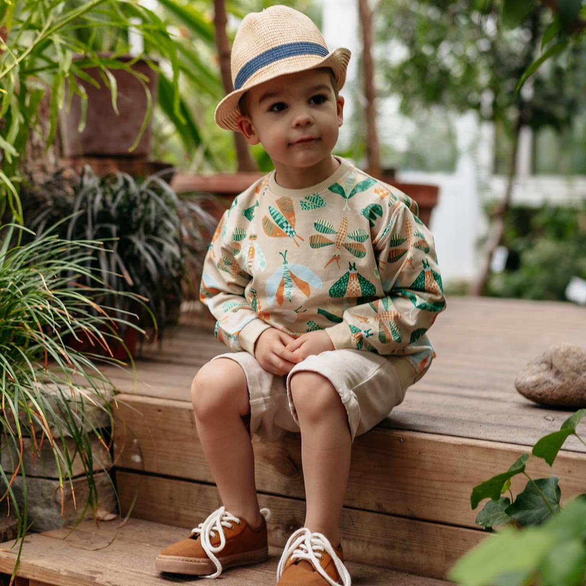 Mille-shortsit, beige