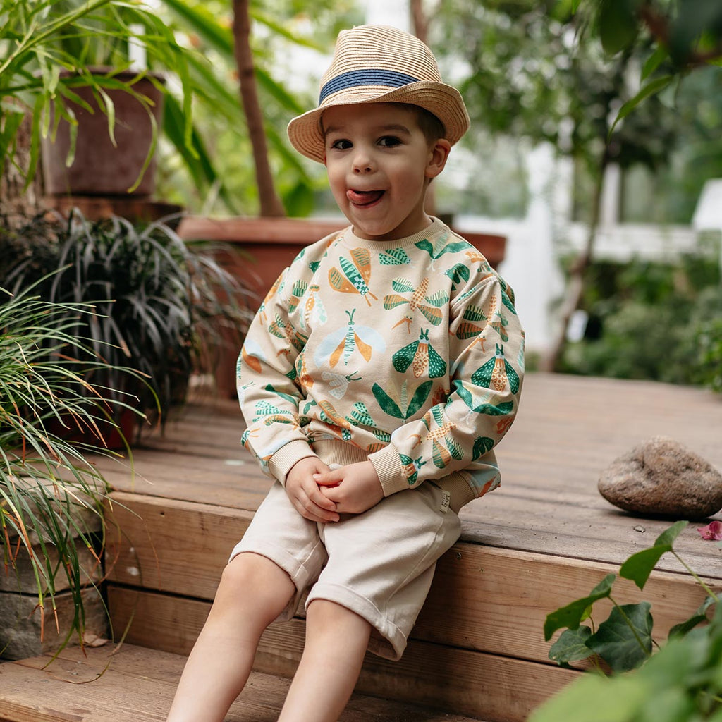 Mille-shortsit, beige