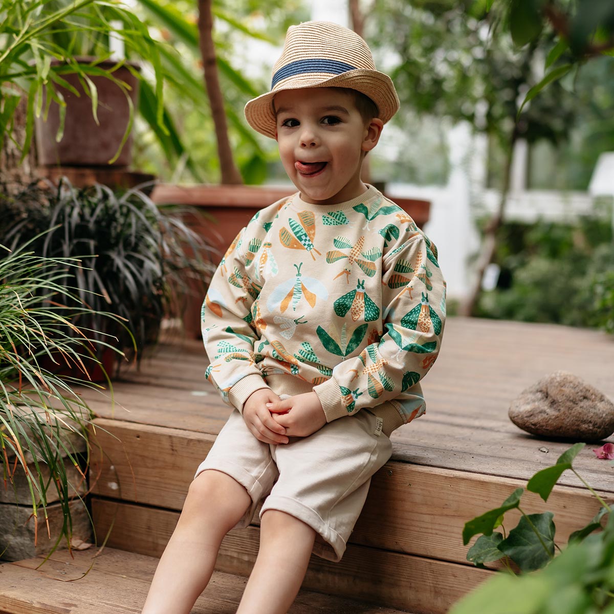 Mille-shortsit, beige