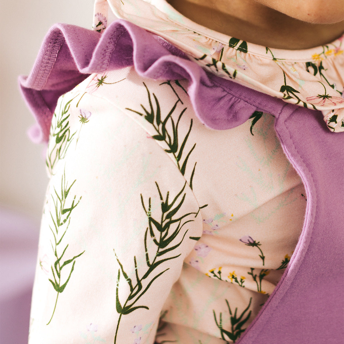 Silja-lappuhaalarimekko, liila