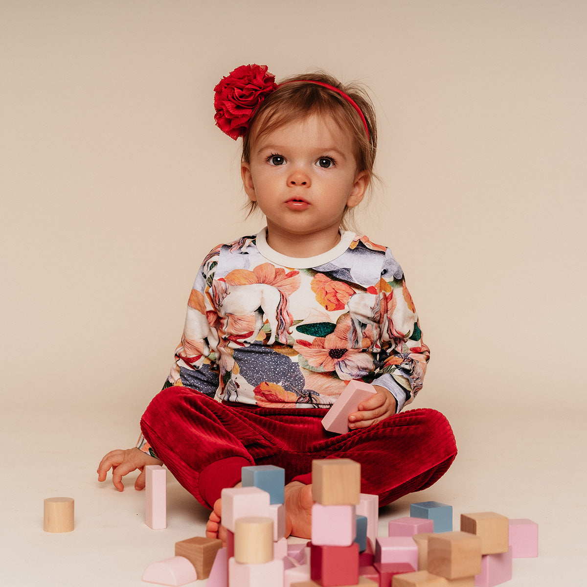 Poppy-body, luonnonvalkoinen