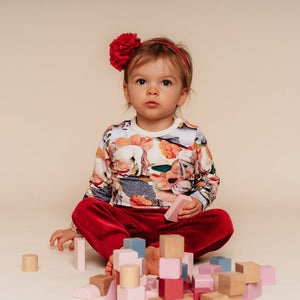 Poppy-body, luonnonvalkoinen