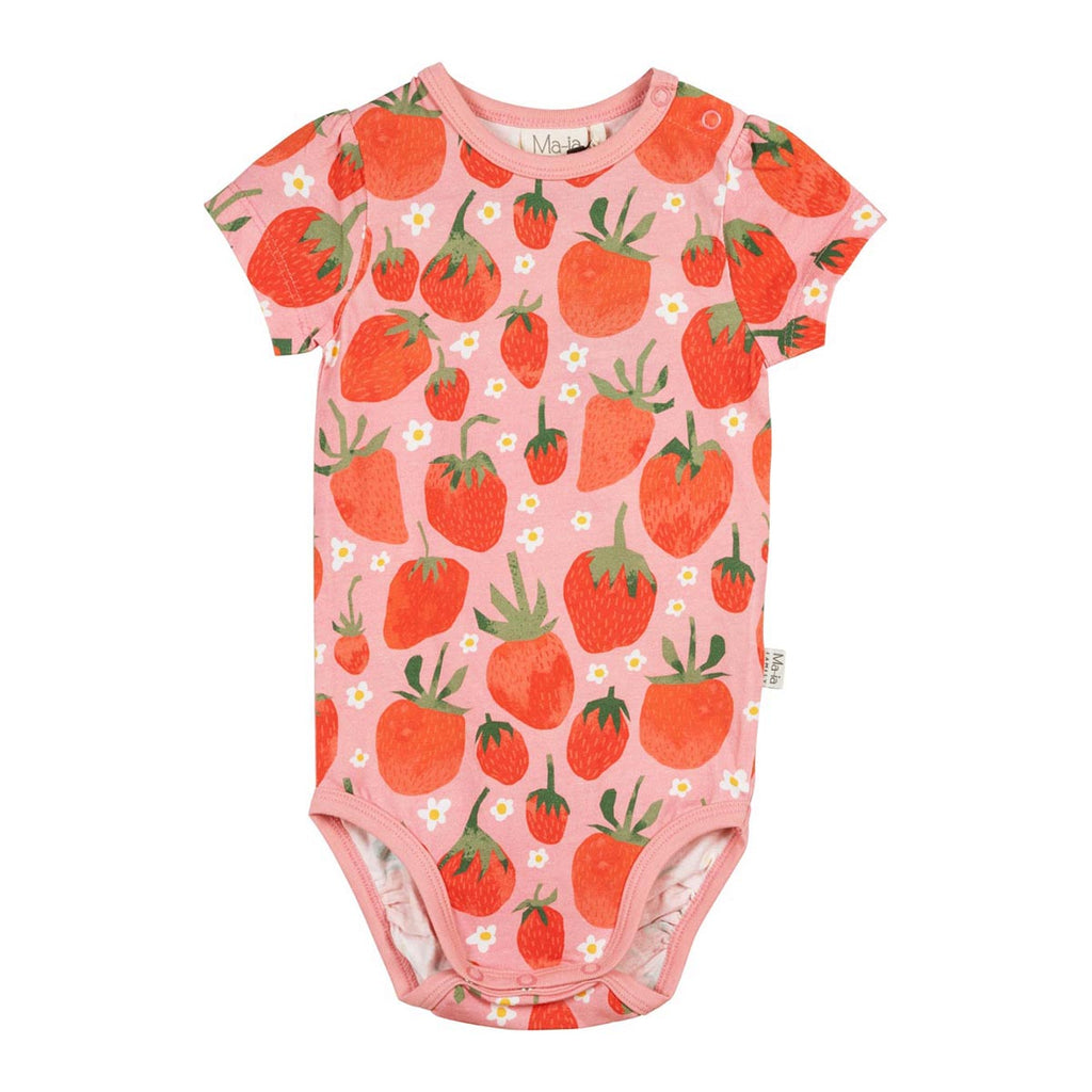 Fragola-body, lyhythihainen, roosa