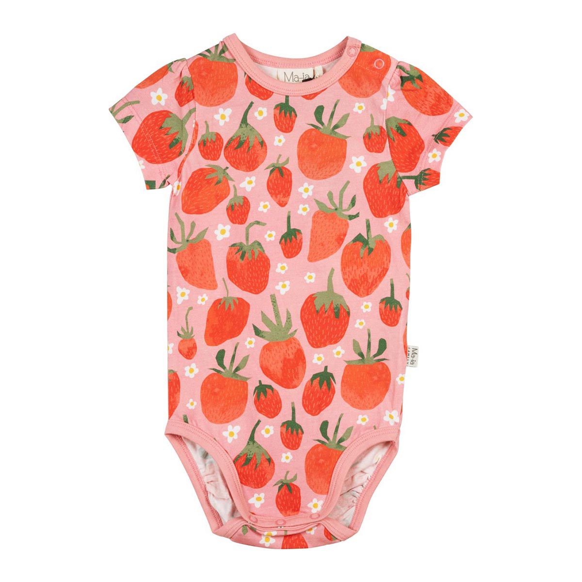 Fragola-body, lyhythihainen, roosa