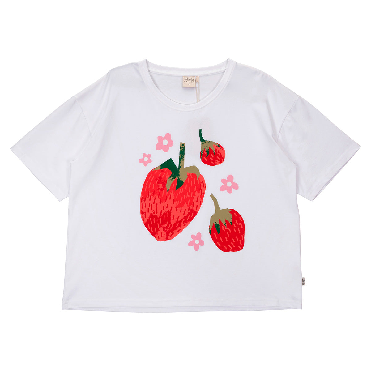 Lily-t-paita Fragola, valkoinen