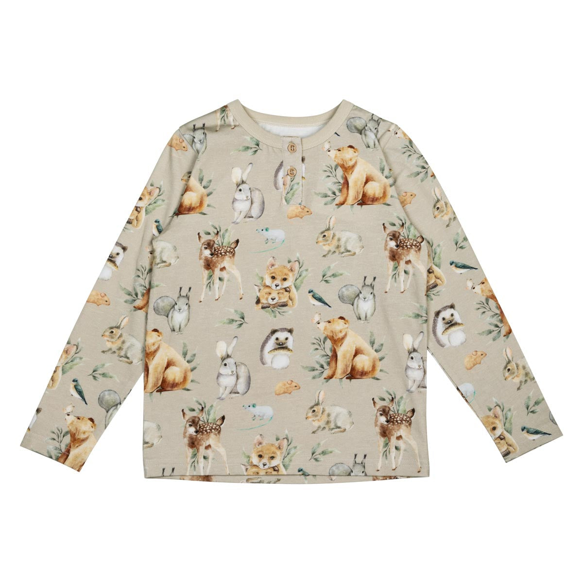 Metsäneläimet-paita, beige
